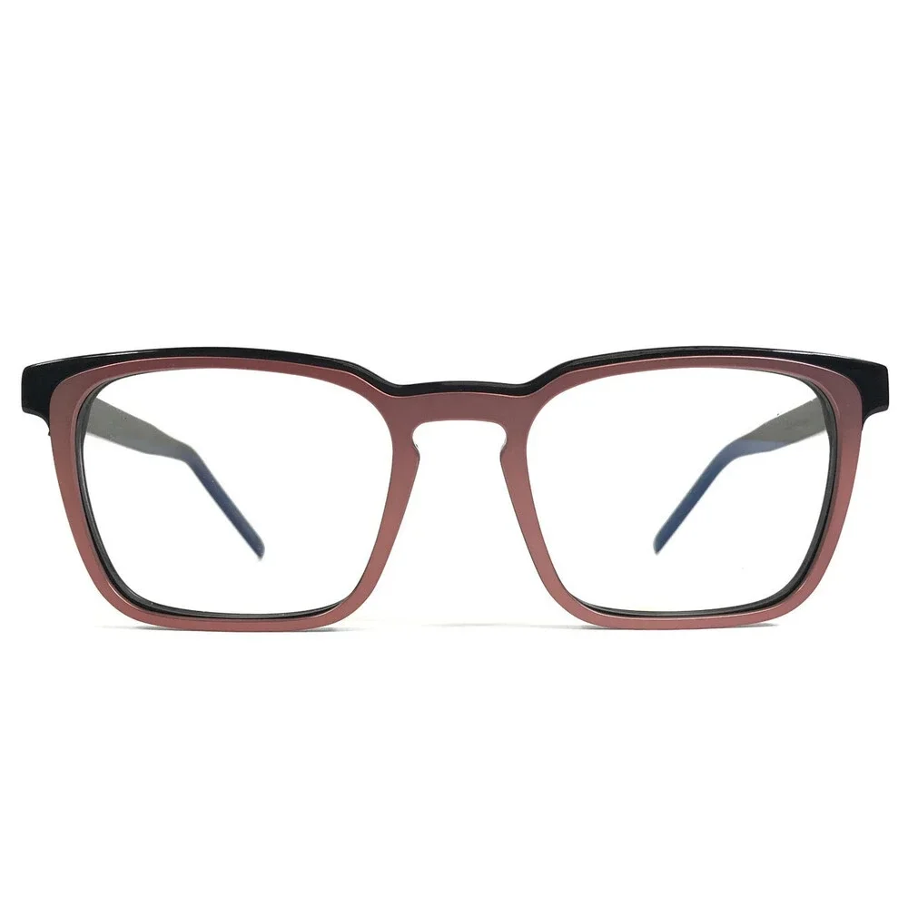 Tom Davies Eyeglasses Frames TD743 Col. 2224 Matte Pink Polished Black 52-20-140